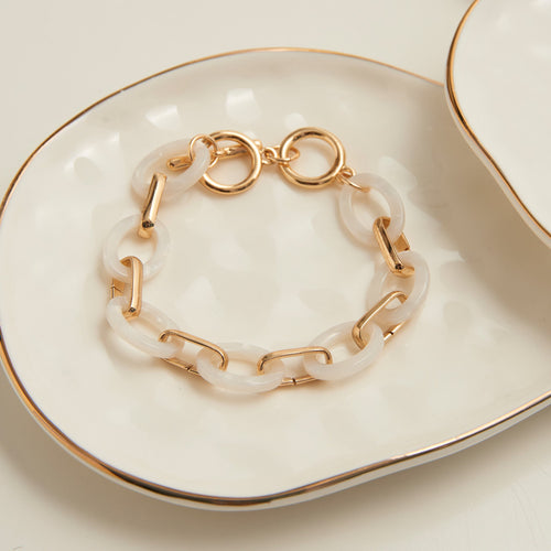 Shayne Celluloid Link Toggle Bracelet