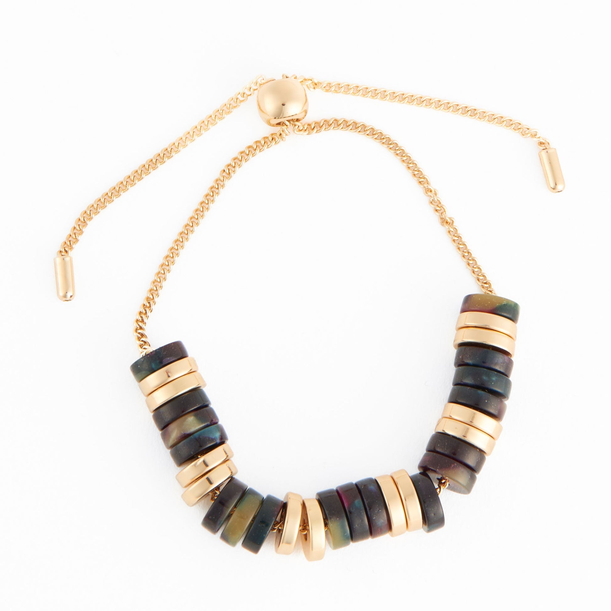 Shayne Celluloid Bolo Bracelet