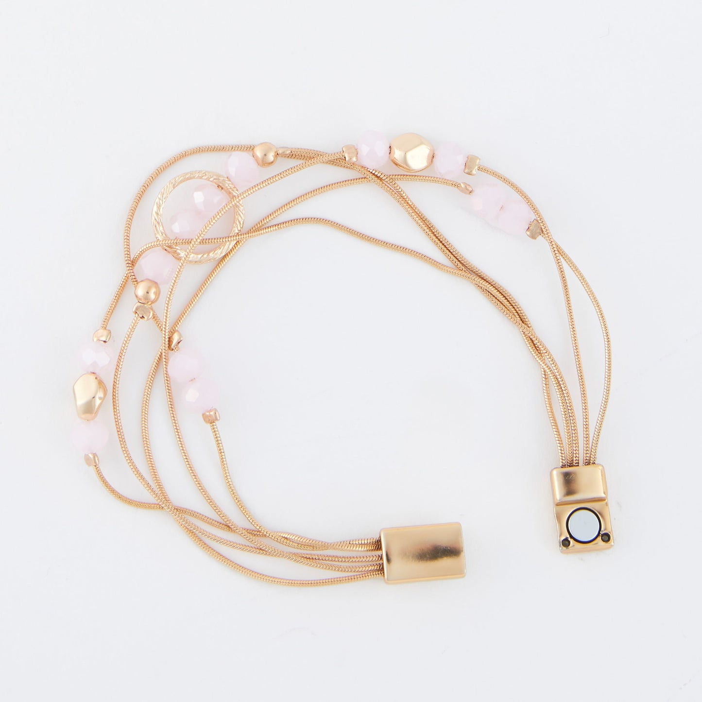 Jayne Beaded Multi Row Magnetic Bracelet