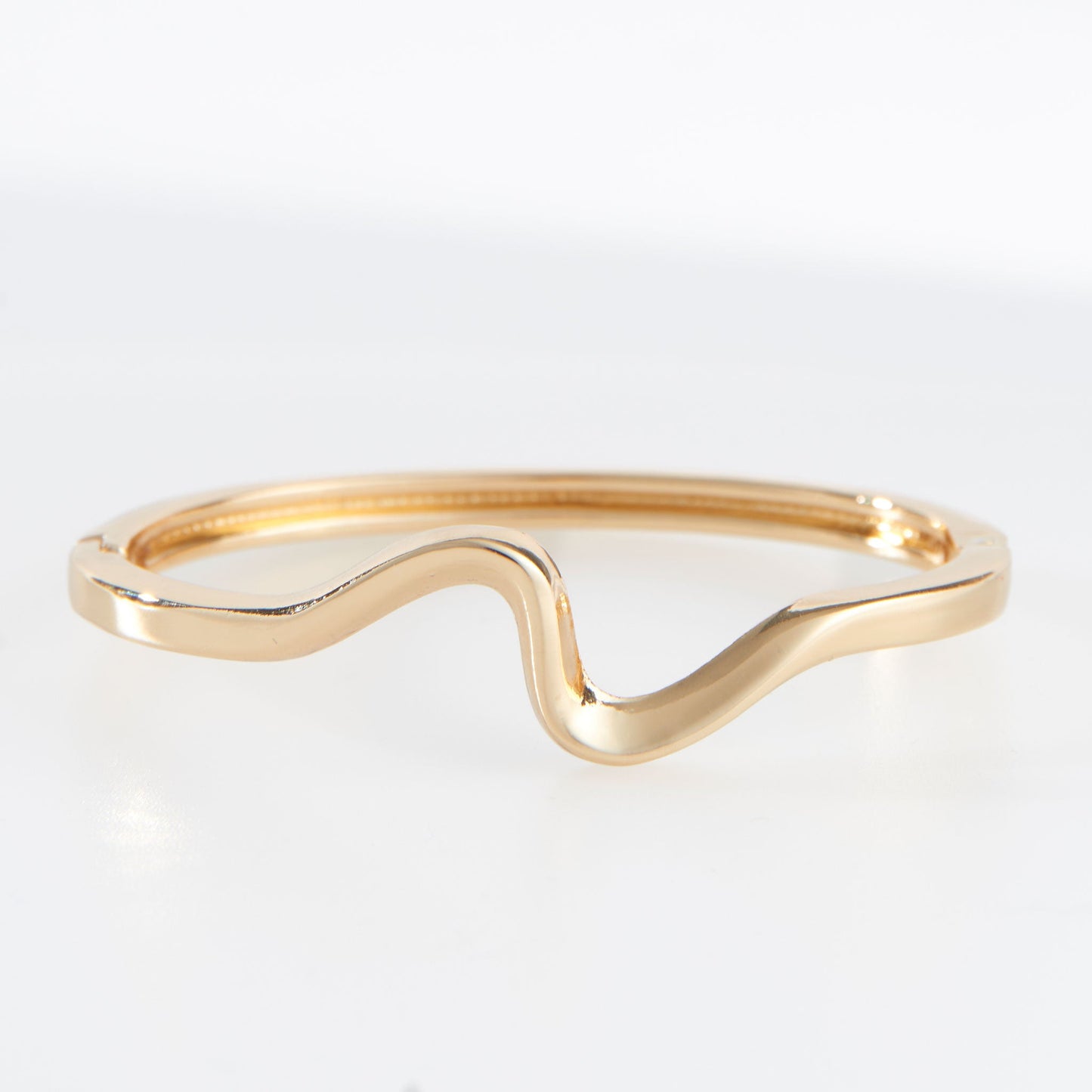 Lumi Arc Hinged Cuff Bracelet