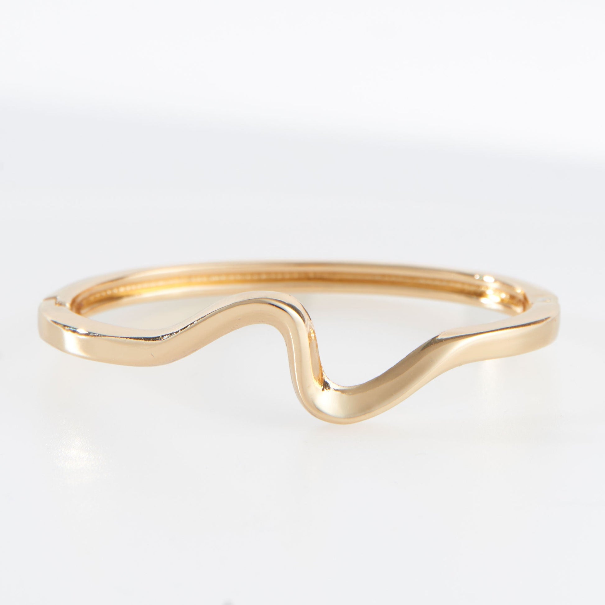 Lumi Arc Hinged Cuff Bracelet