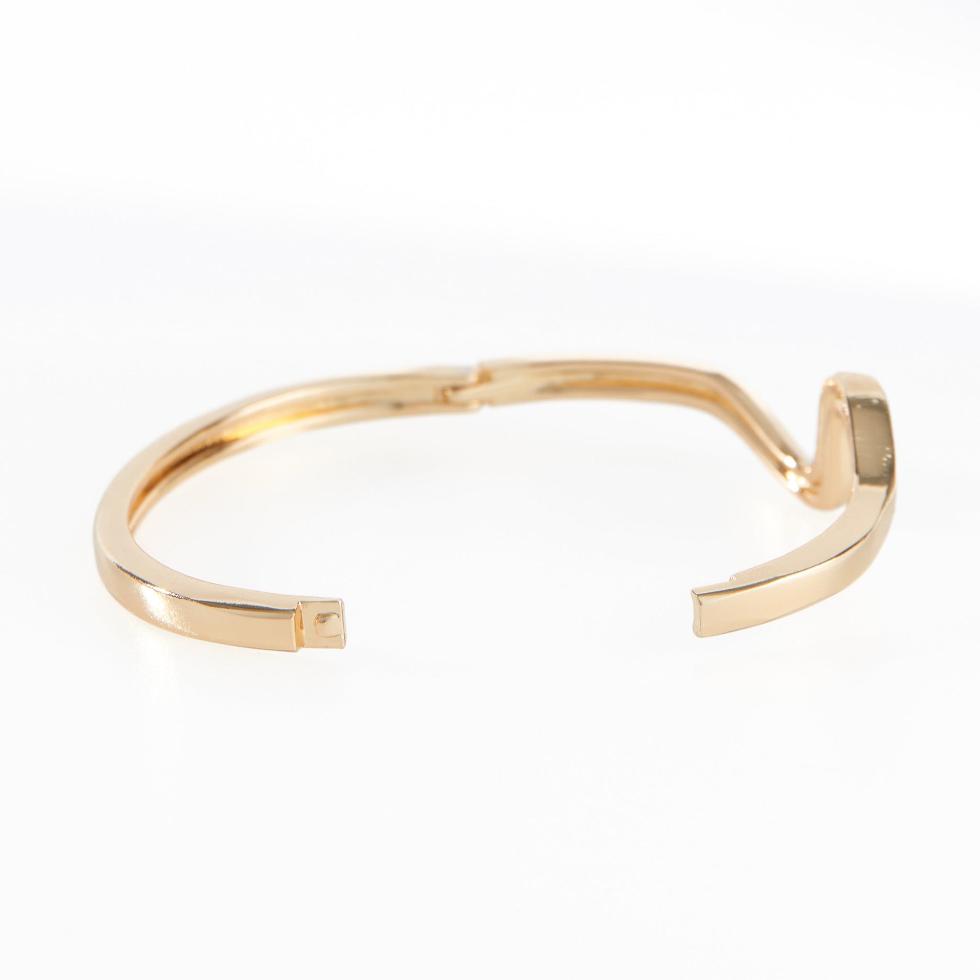 Lumi Arc Hinged Cuff Bracelet
