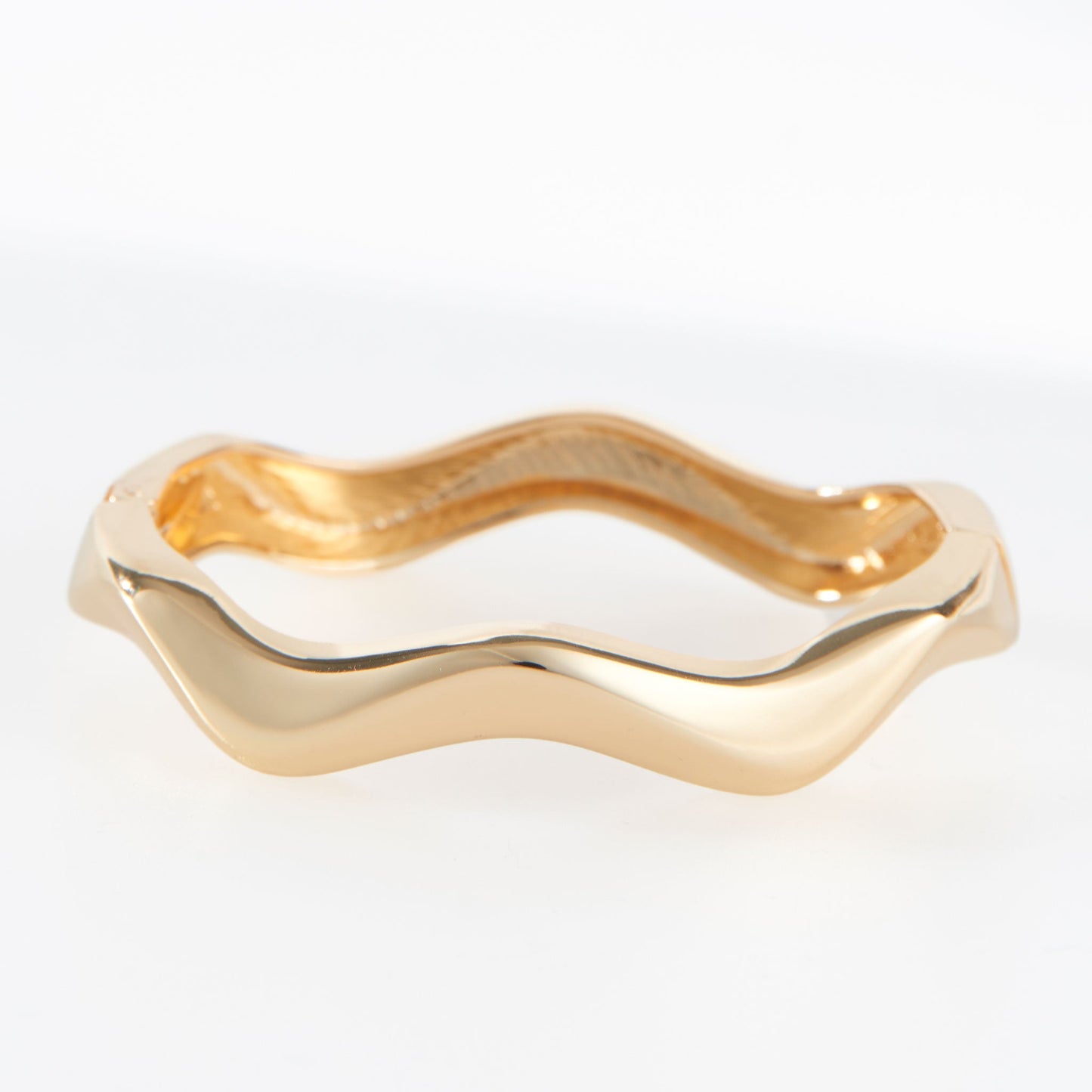 Lumi Wave Hinged Cuff Bracelet