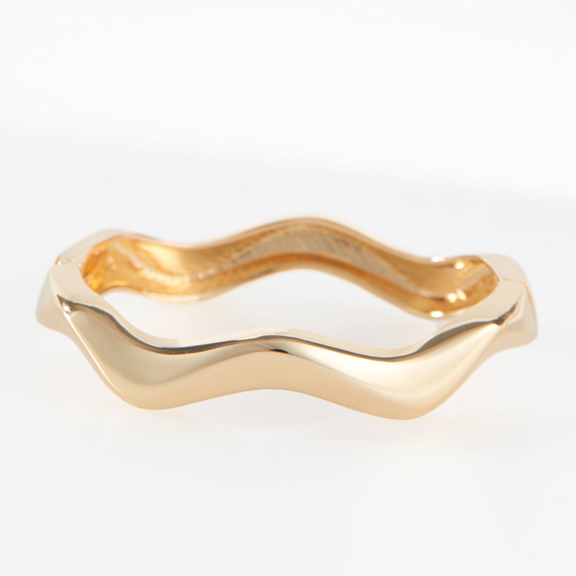 Lumi Wave Hinged Cuff Bracelet