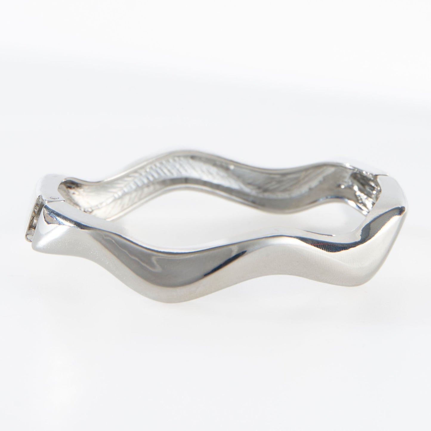 Lumi Wave Hinged Cuff Bracelet