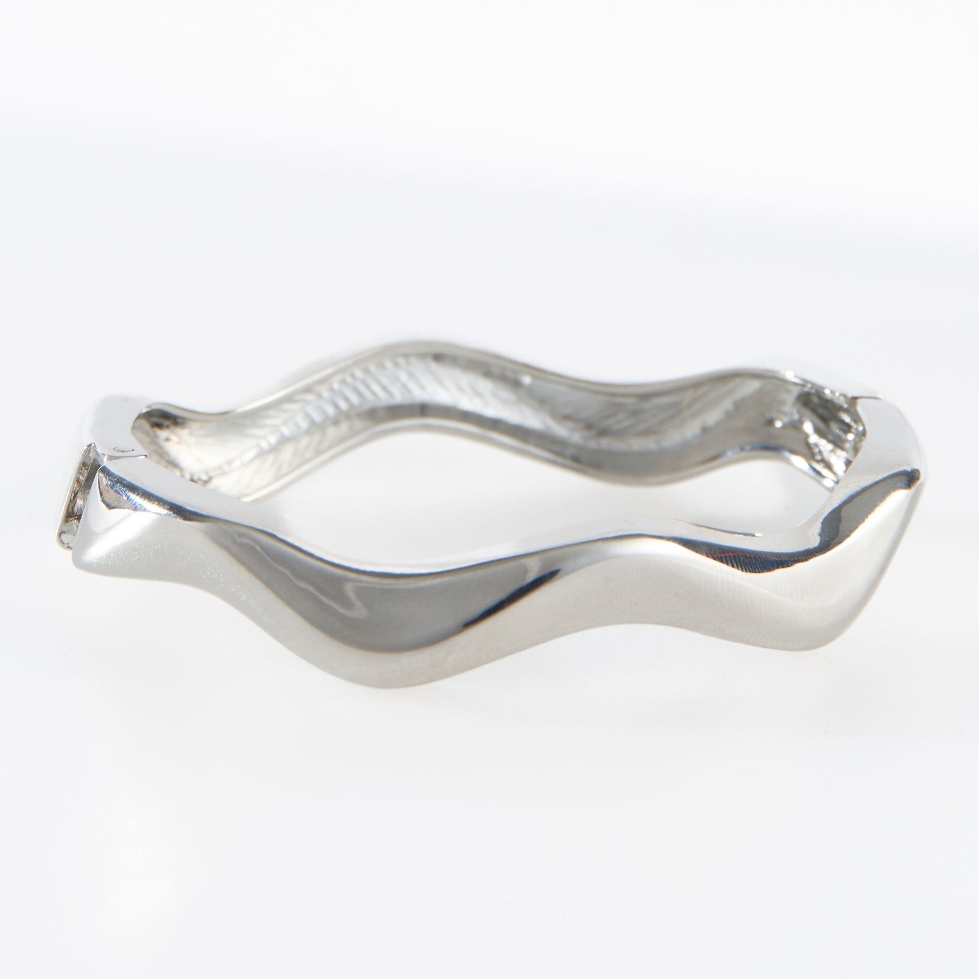 Lumi Wave Hinged Cuff Bracelet