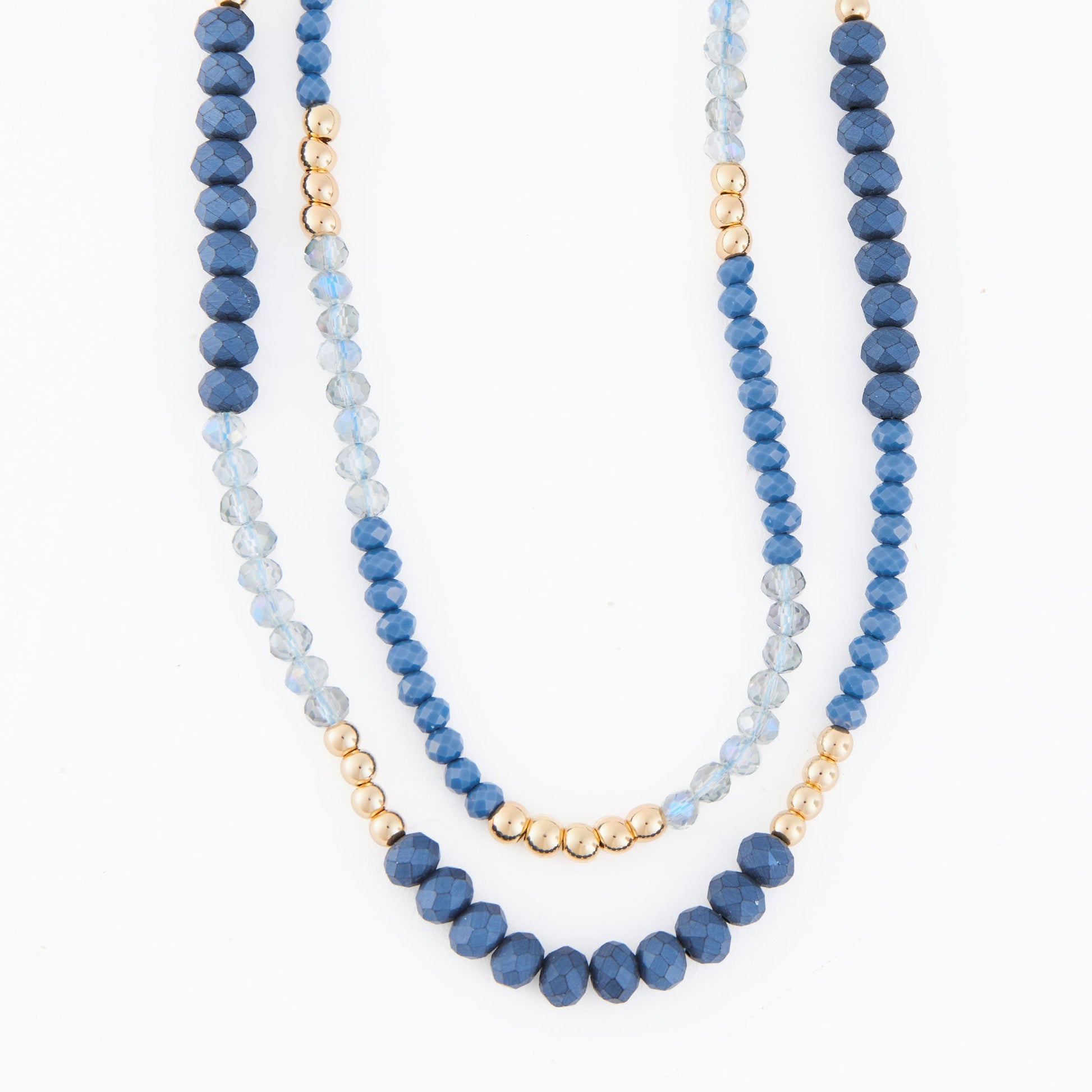 Arden Double Row Beaded Necklace