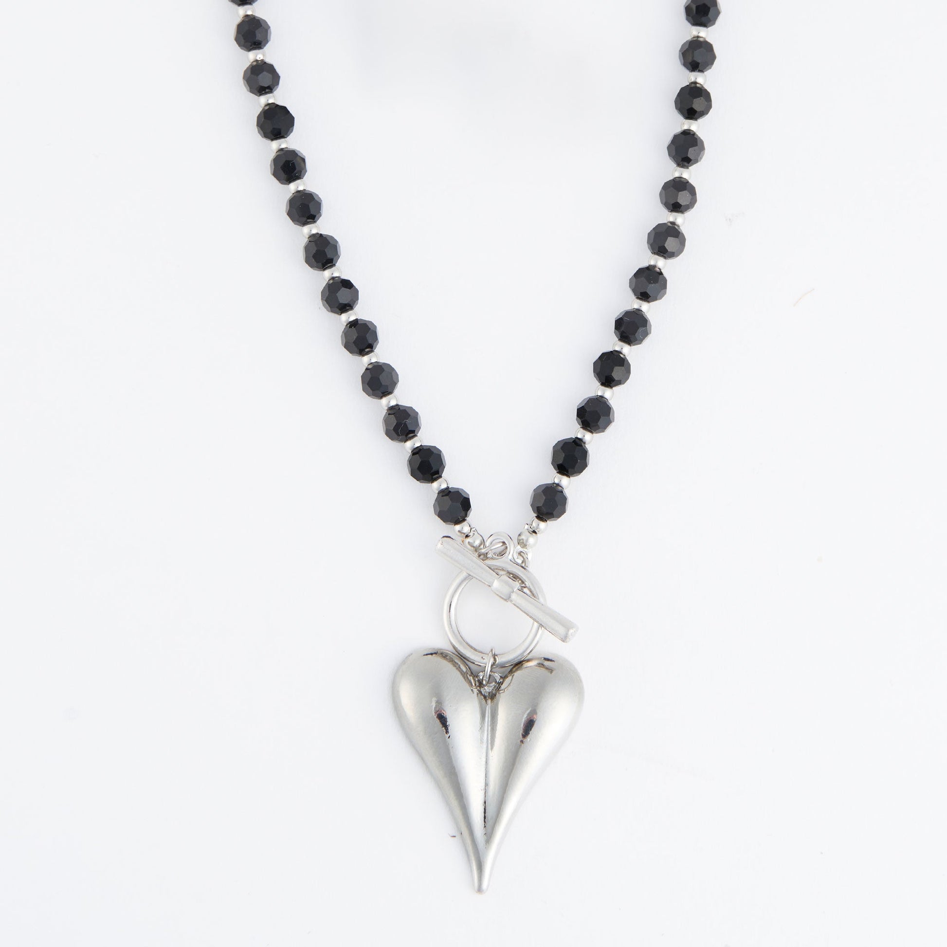 Violette Toggle Heart Pendant Necklace