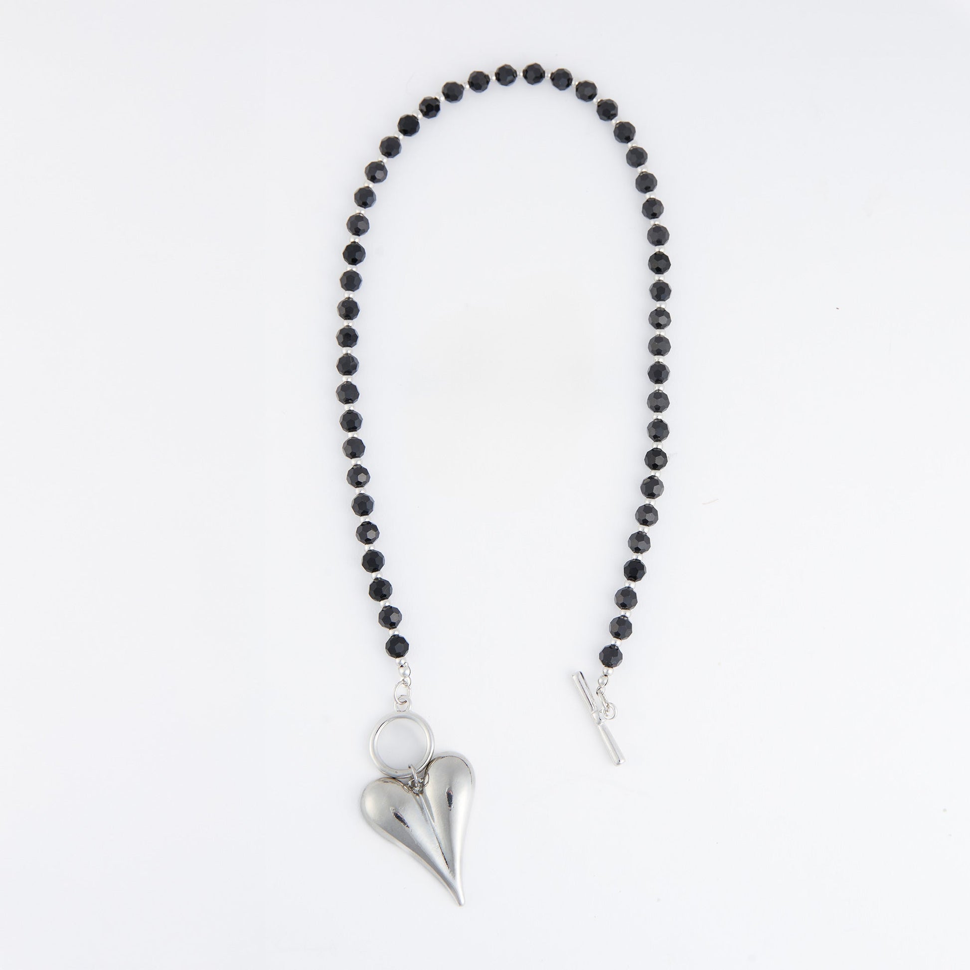 Violette Toggle Heart Pendant Necklace