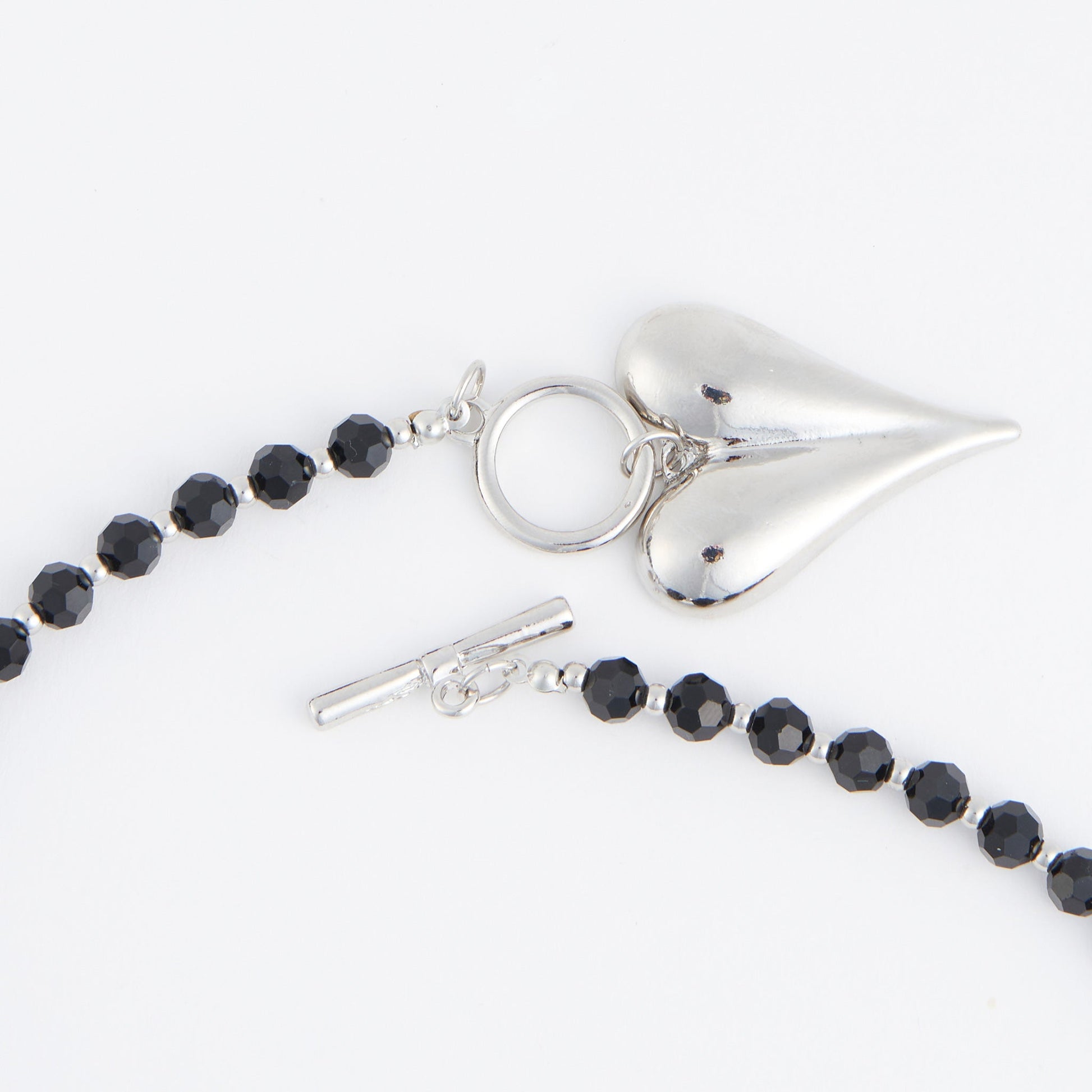Violette Toggle Heart Pendant Necklace