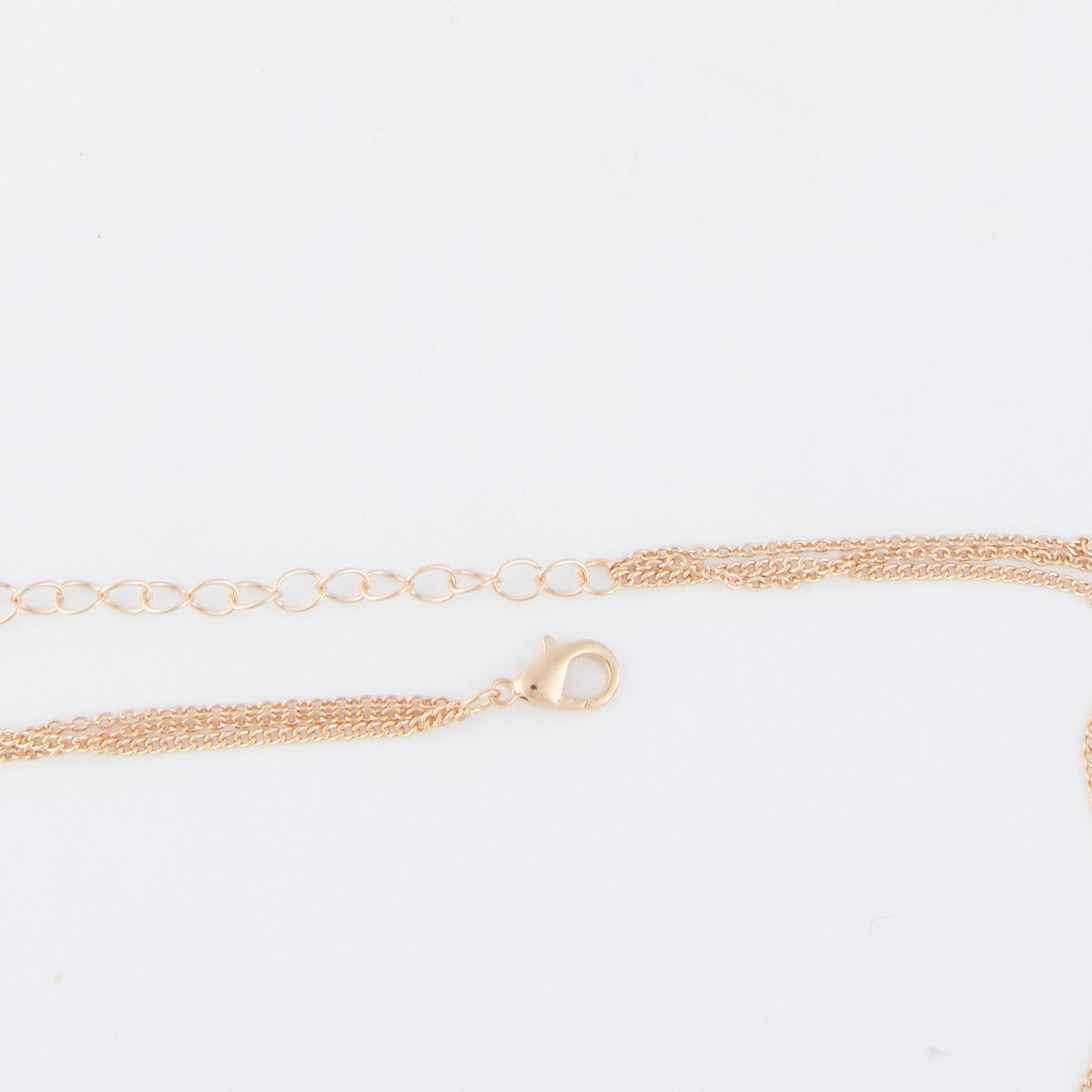 Char Side Cross Layered Necklace