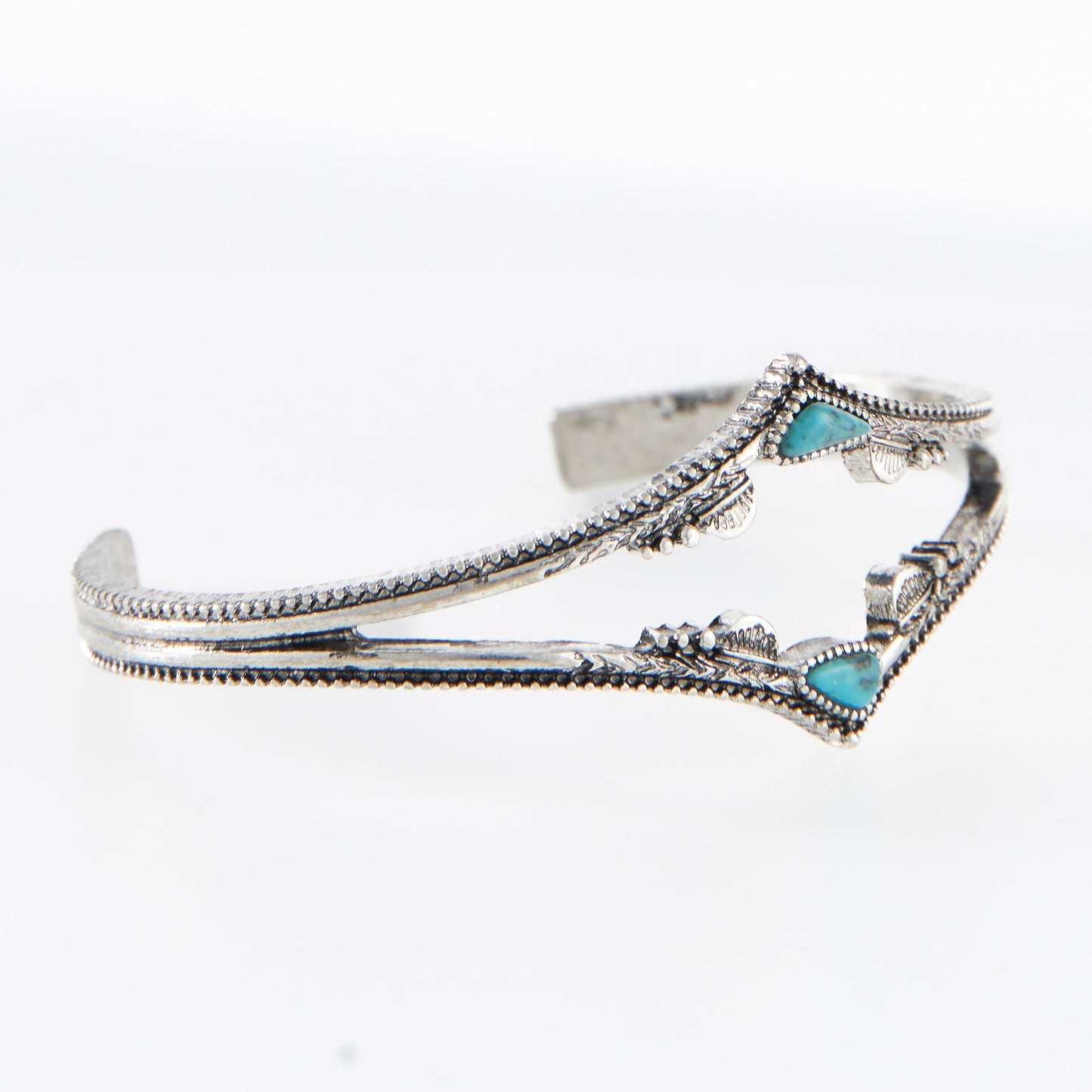 Colbie Genuine Turquoise Cuff Bracelet
