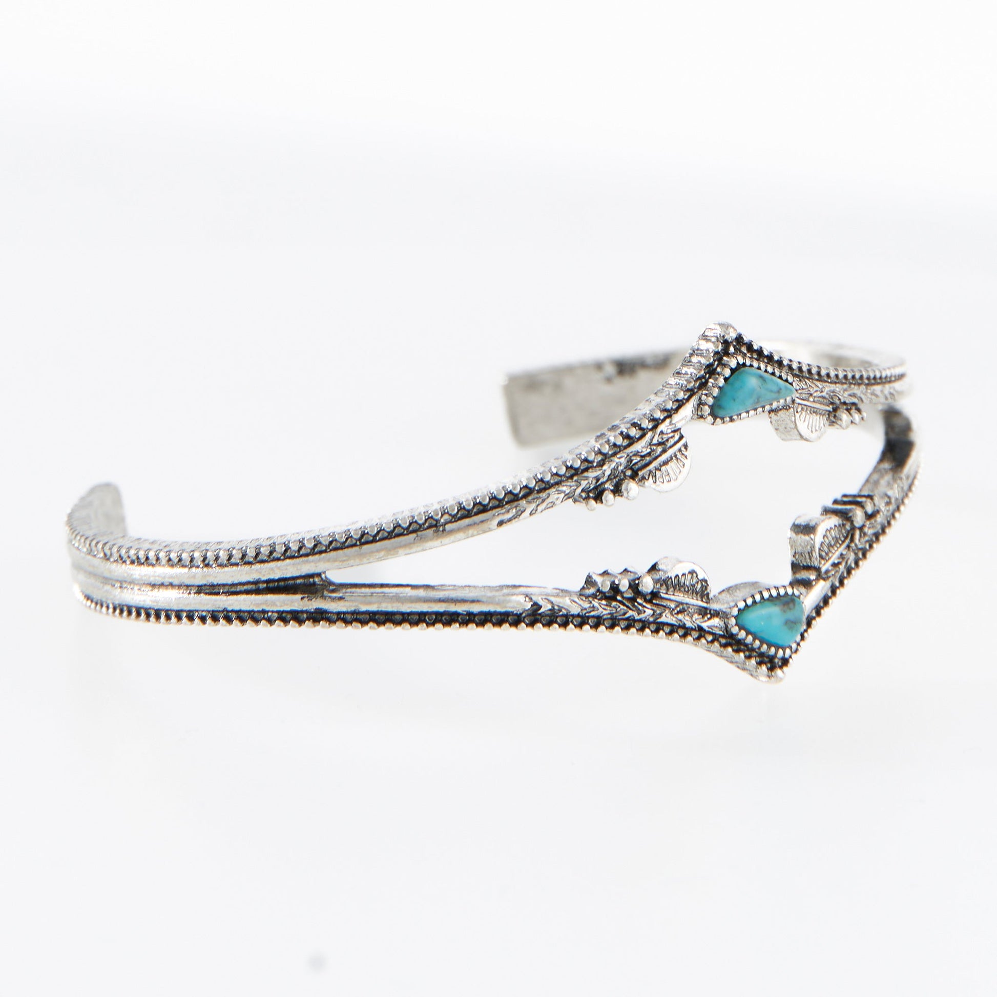 Colbie Genuine Turquoise Cuff Bracelet