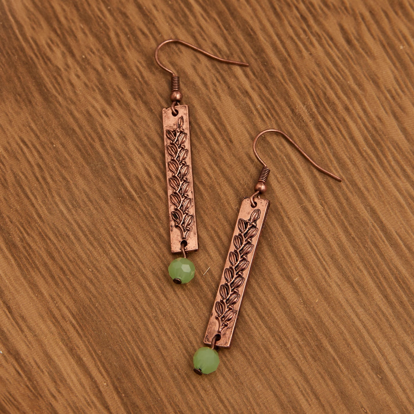 Wild Spirit Textured Bar Earrings