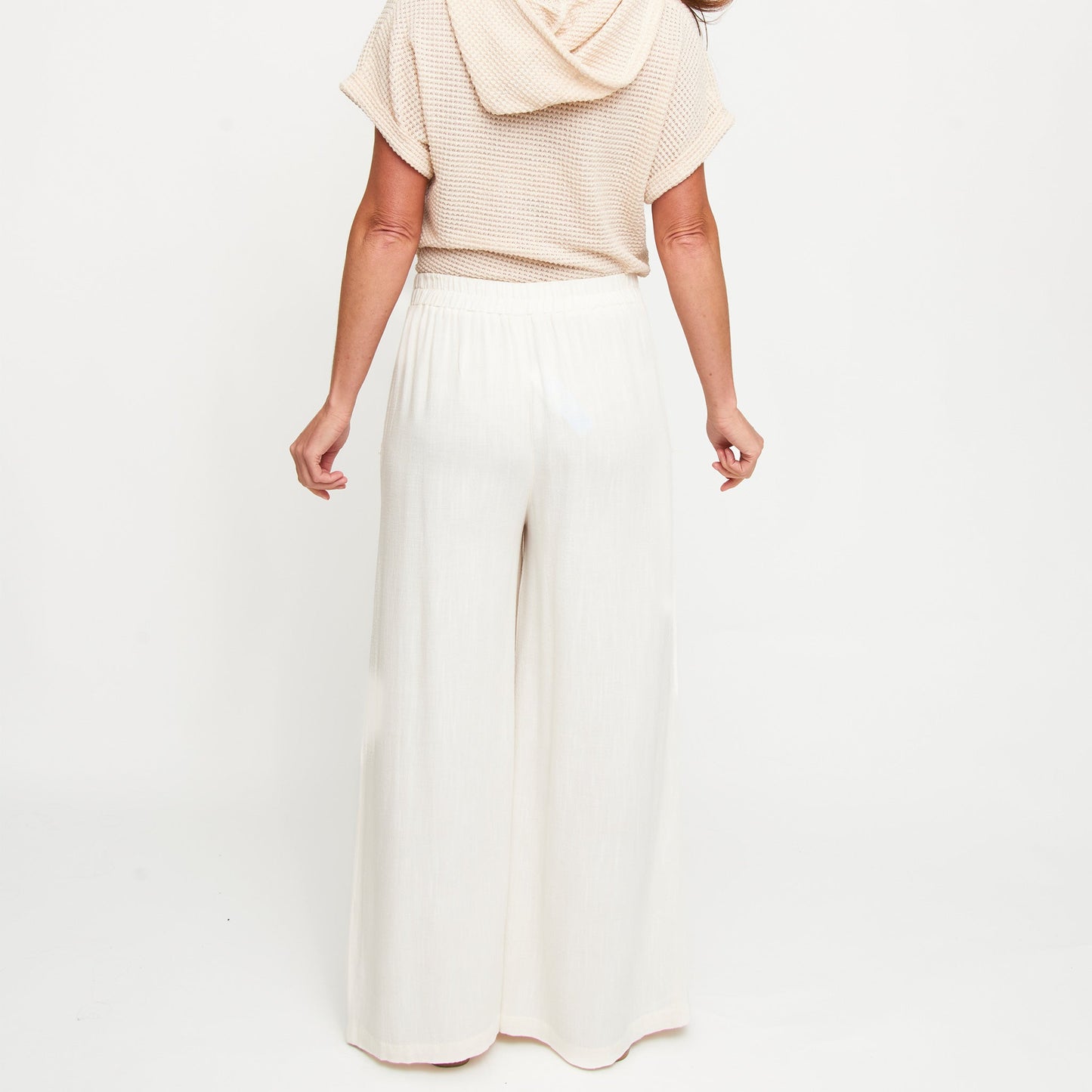 Afton Wide Leg Side Zipper Pants