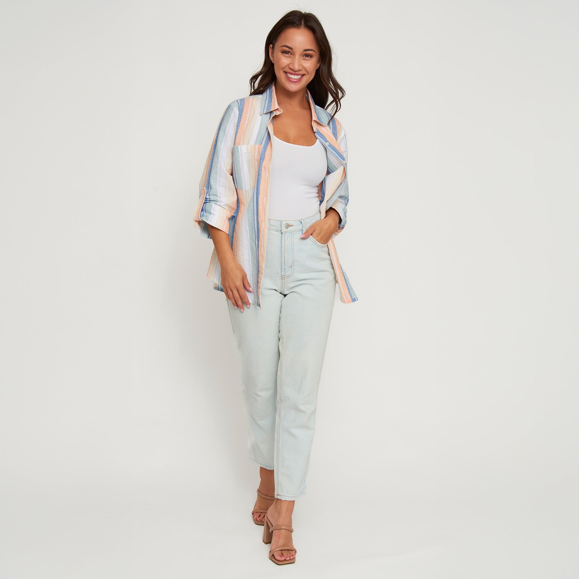Wynn Striped Button Up Shirt