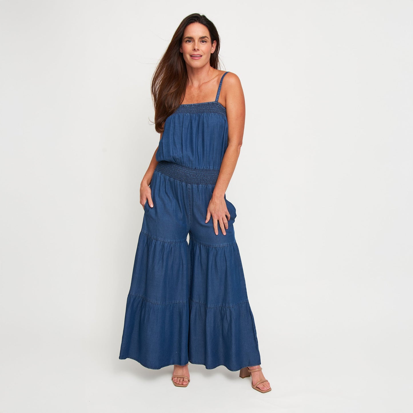 Sylvie Flare Leg Jumpsuit