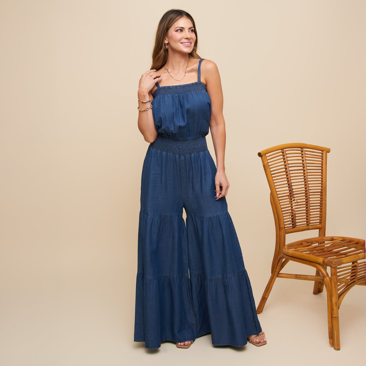 Sylvie Flare Leg Jumpsuit