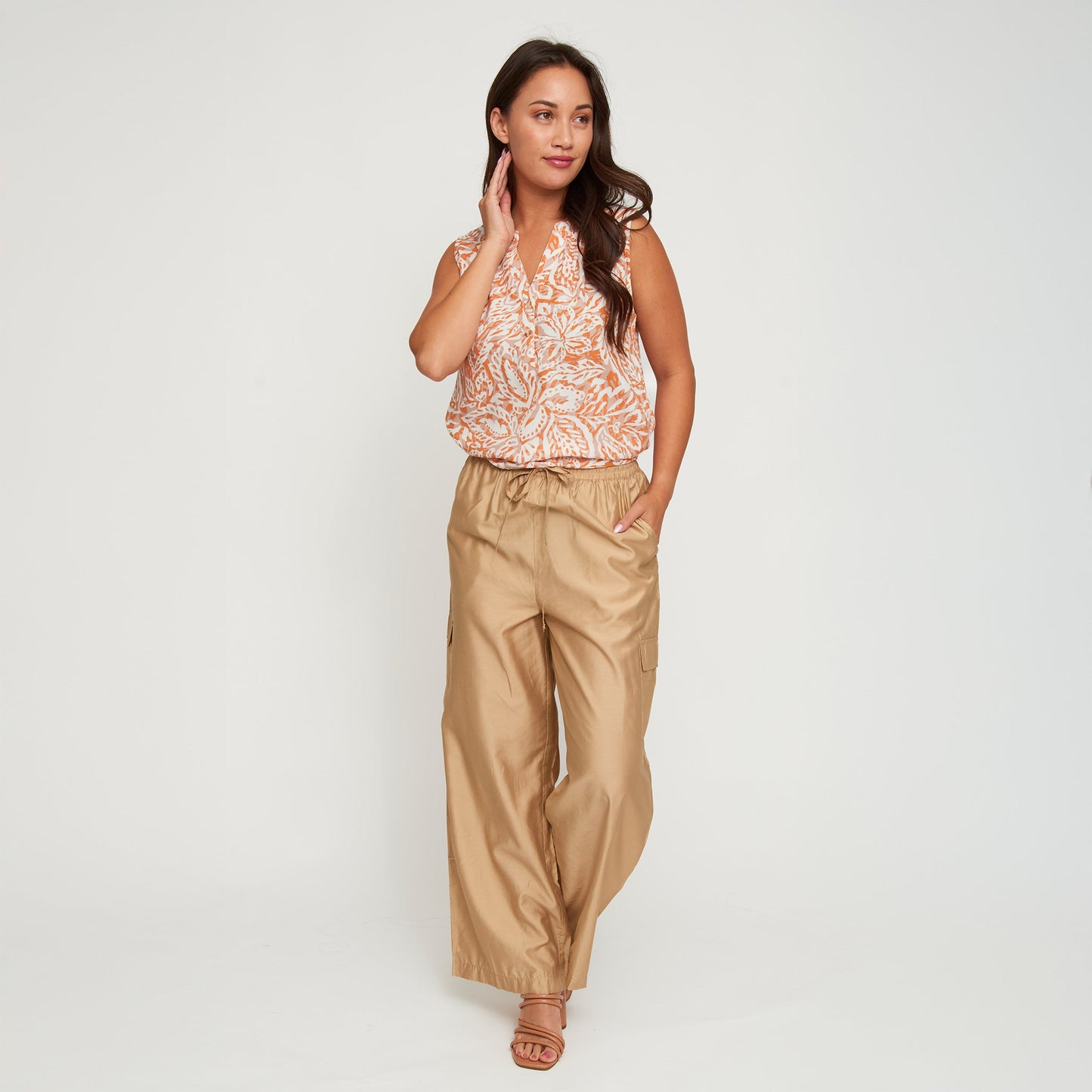 Laine Wide Leg Cargo Pants