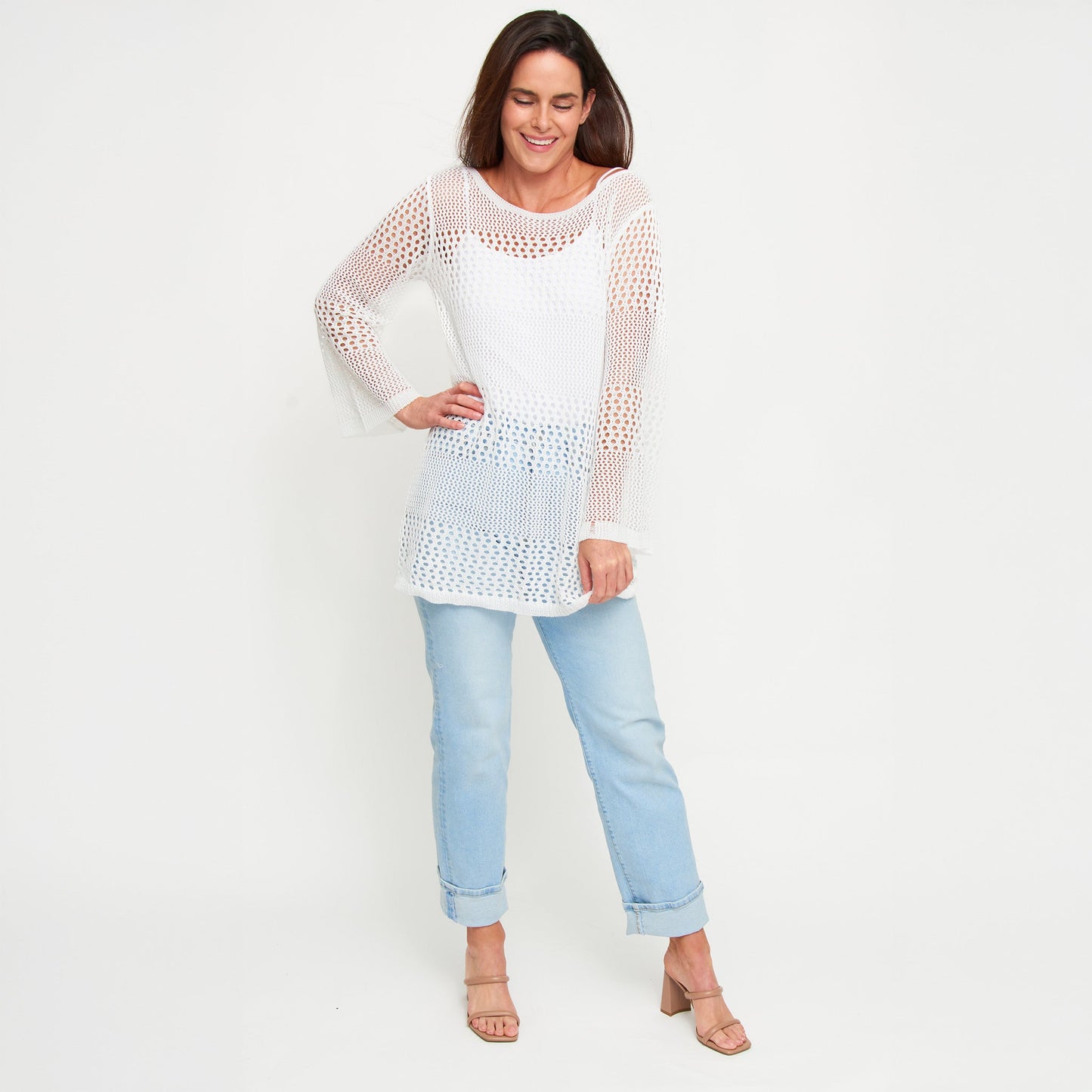 Josie Crochet Open Kit Cover Up