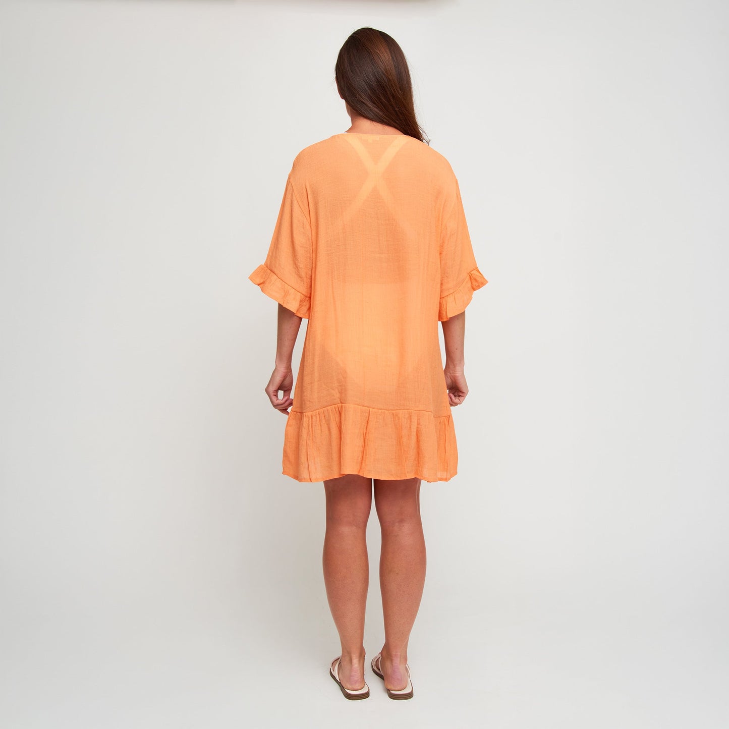 Alix Ruffle Hem Cover Up