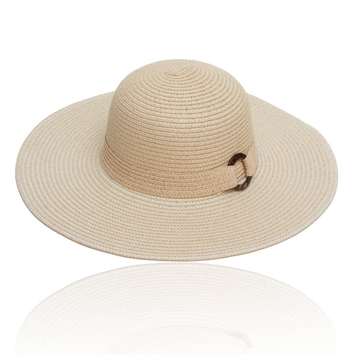 Isabelle Woven Wide Brim Sunhat