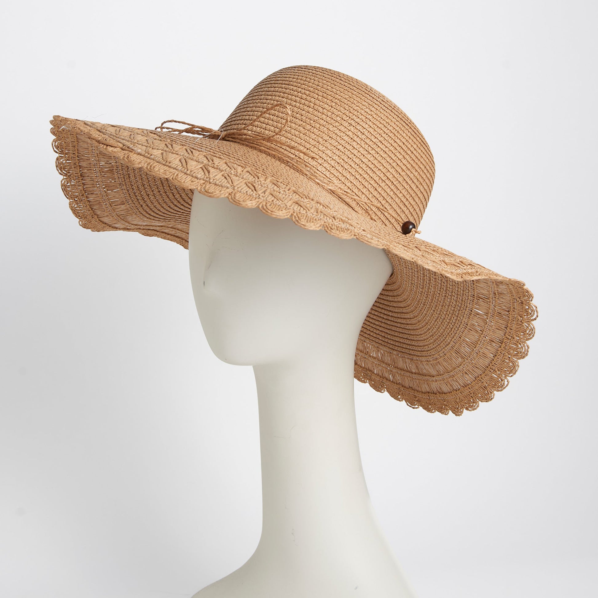 Gaby Woven Wide Brim Sunhat