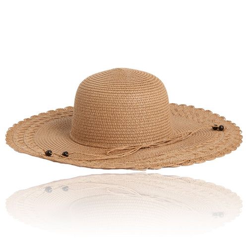 Gaby Woven Wide Brim Sunhat