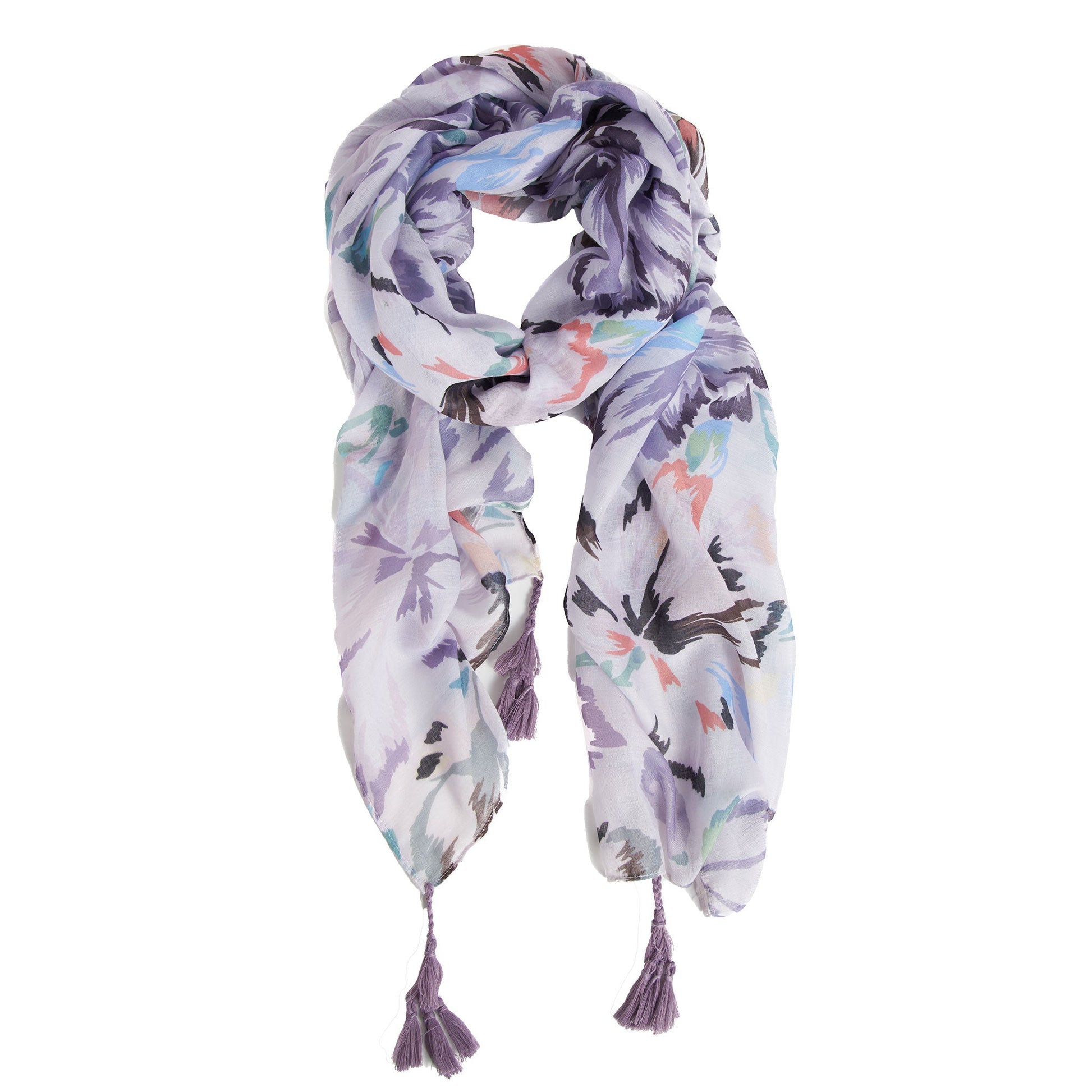 Maylee Floral Lightweight Scarf