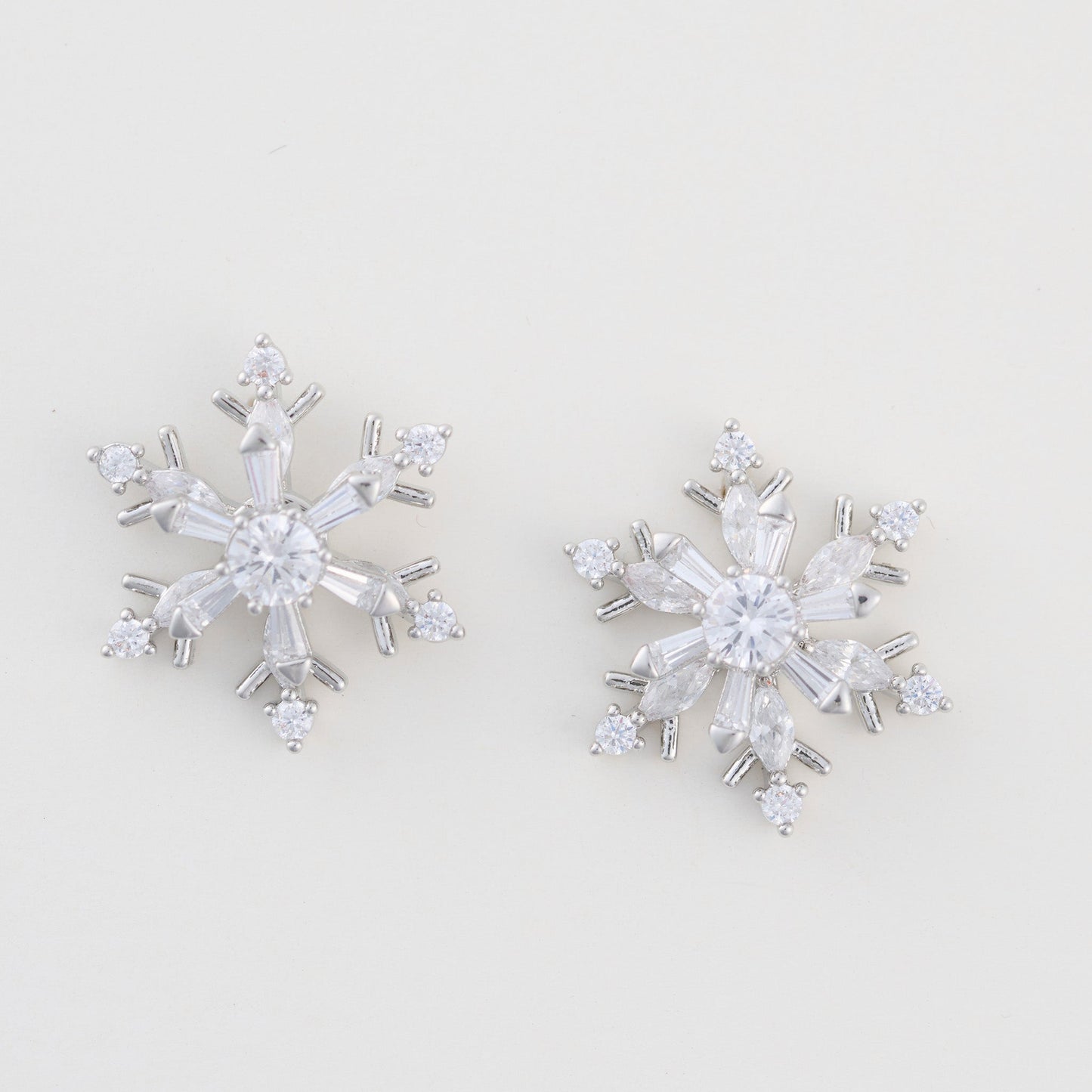 Holiday Spinning Snowflake Earrings