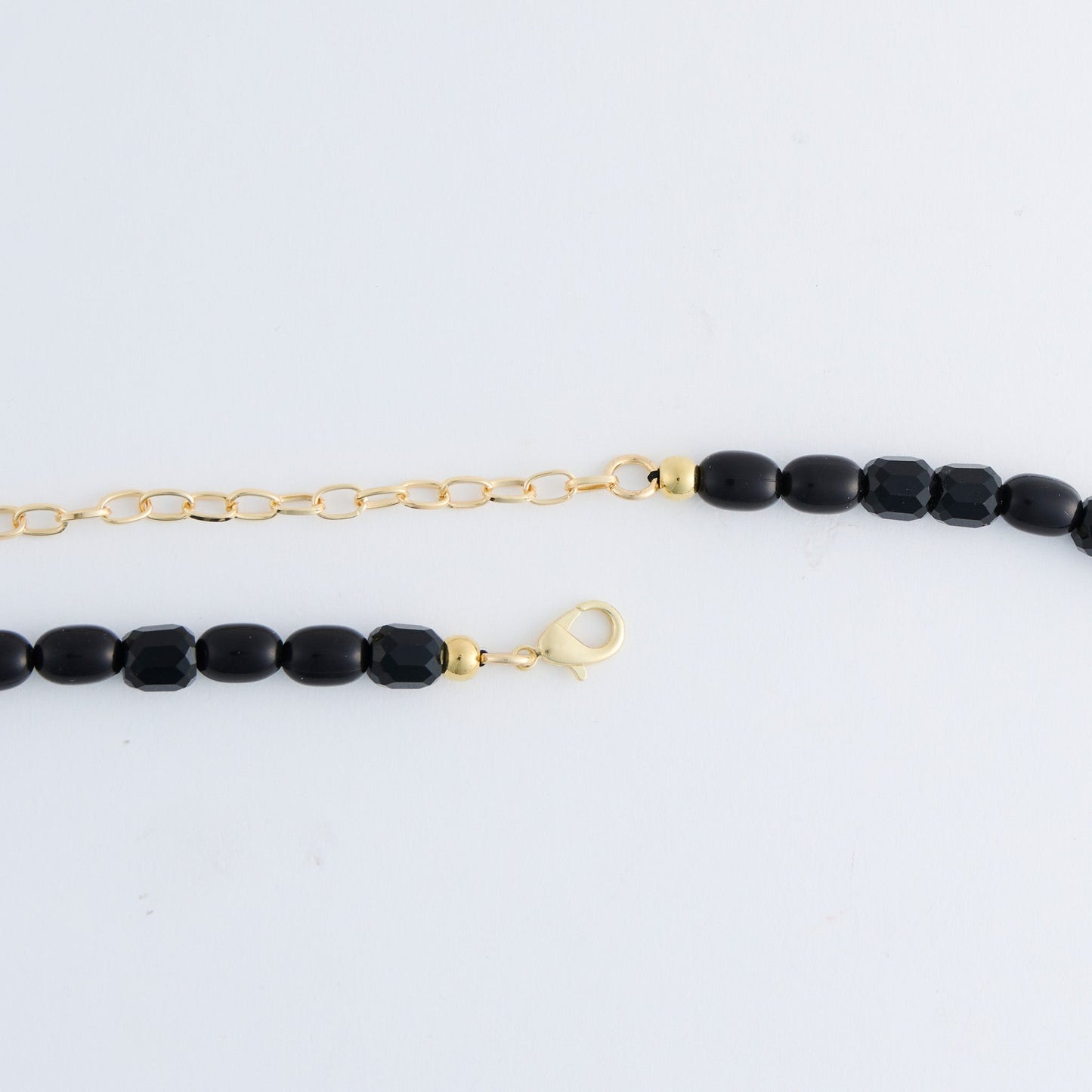 Sia Mixed Bead And Chain Long Necklace