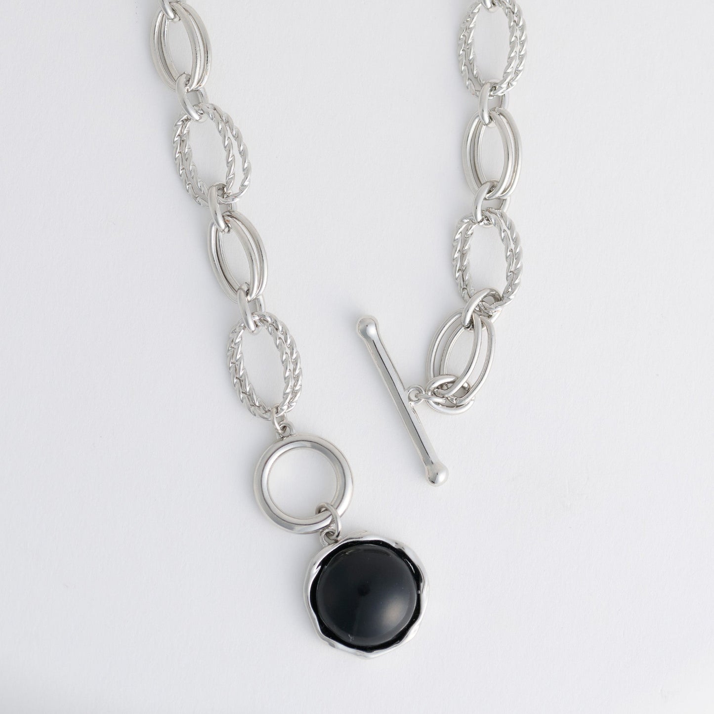 Emmaline Chunky Enamel Charm Pendant Necklace