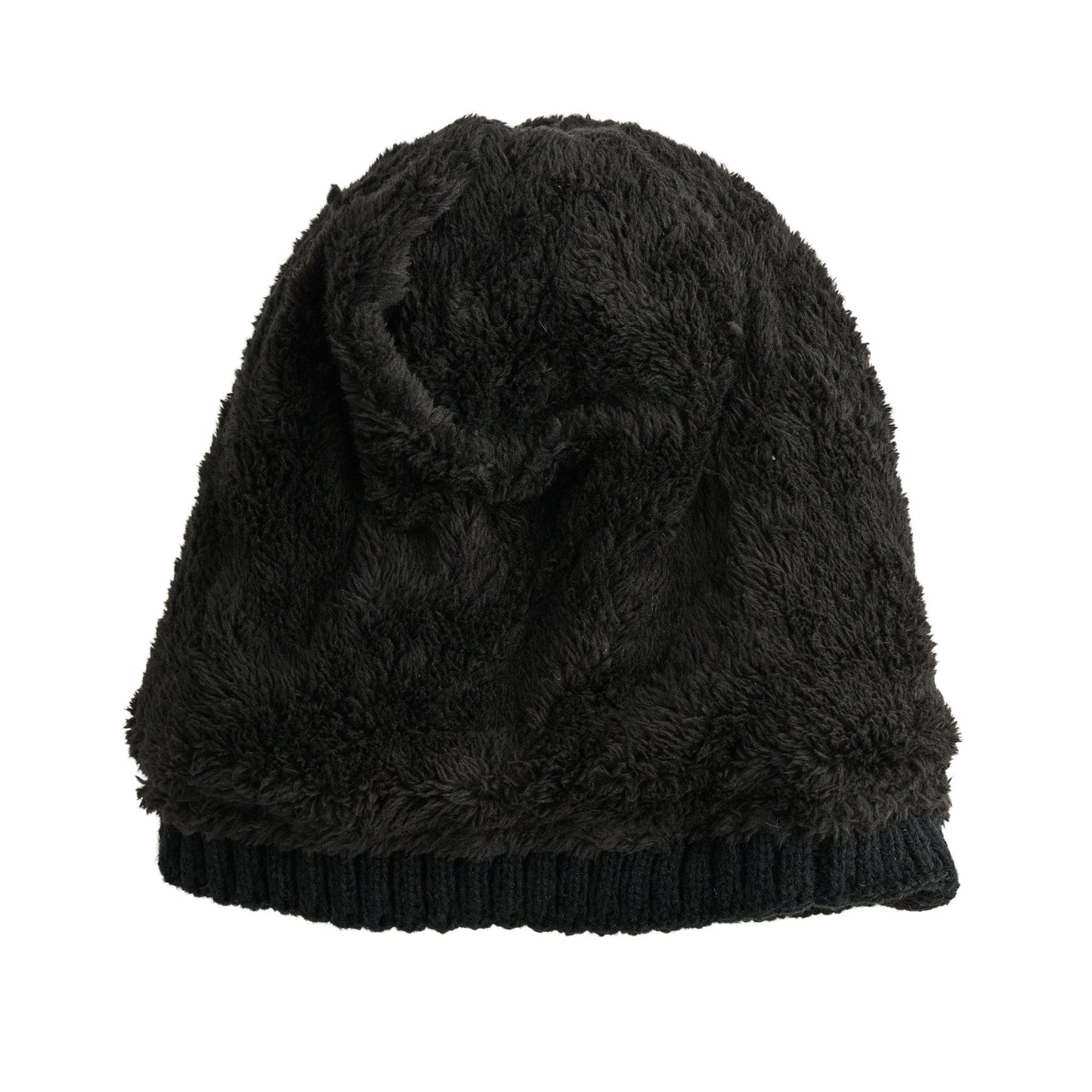 Bianca Metallic Puffer Pom Beanie