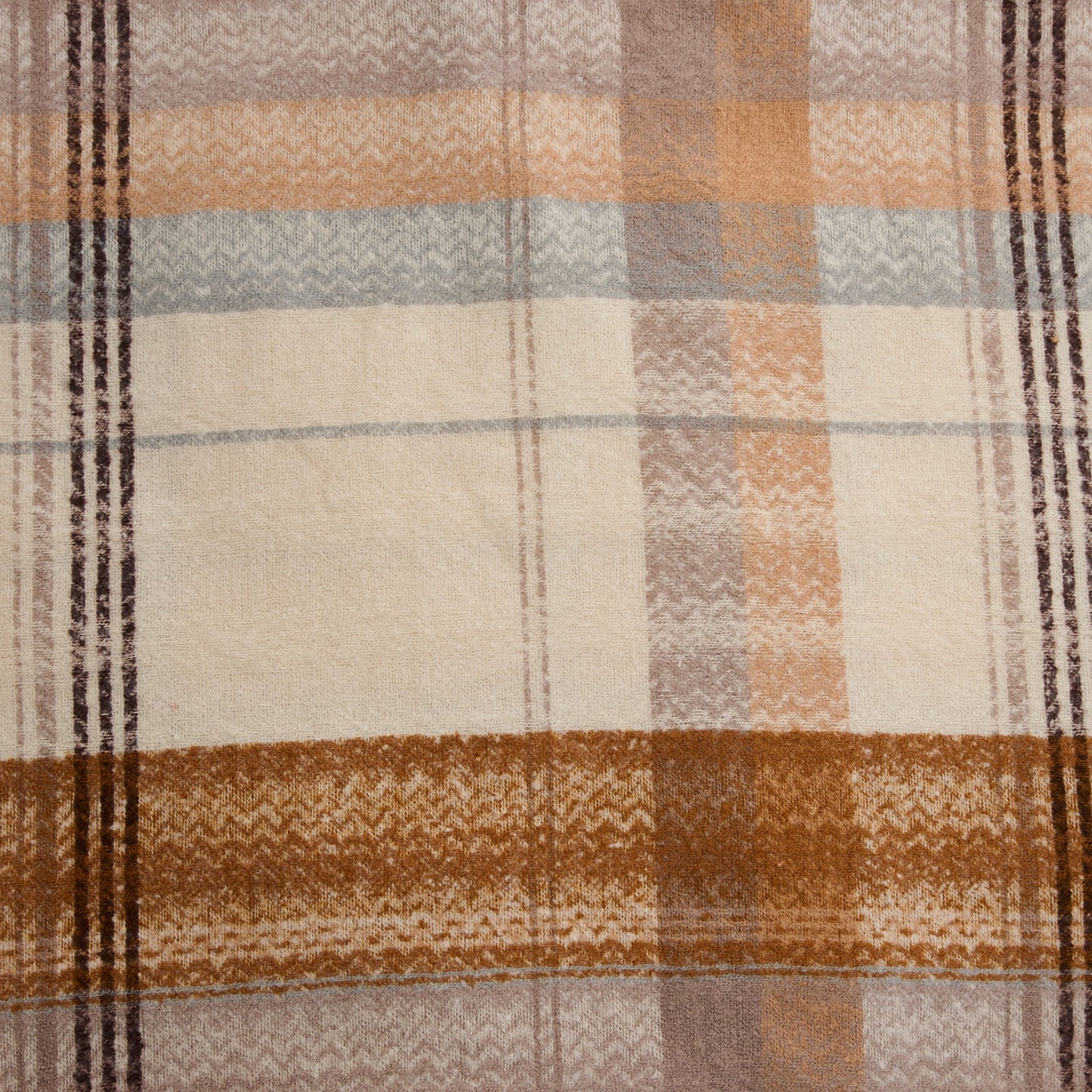 Callen Tartan Plaid Fringe Scarf