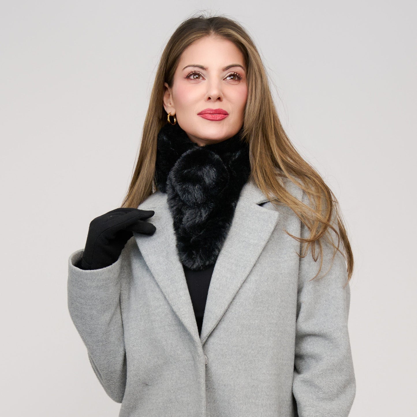 Ardenne Faux Fur Wrap Scarf
