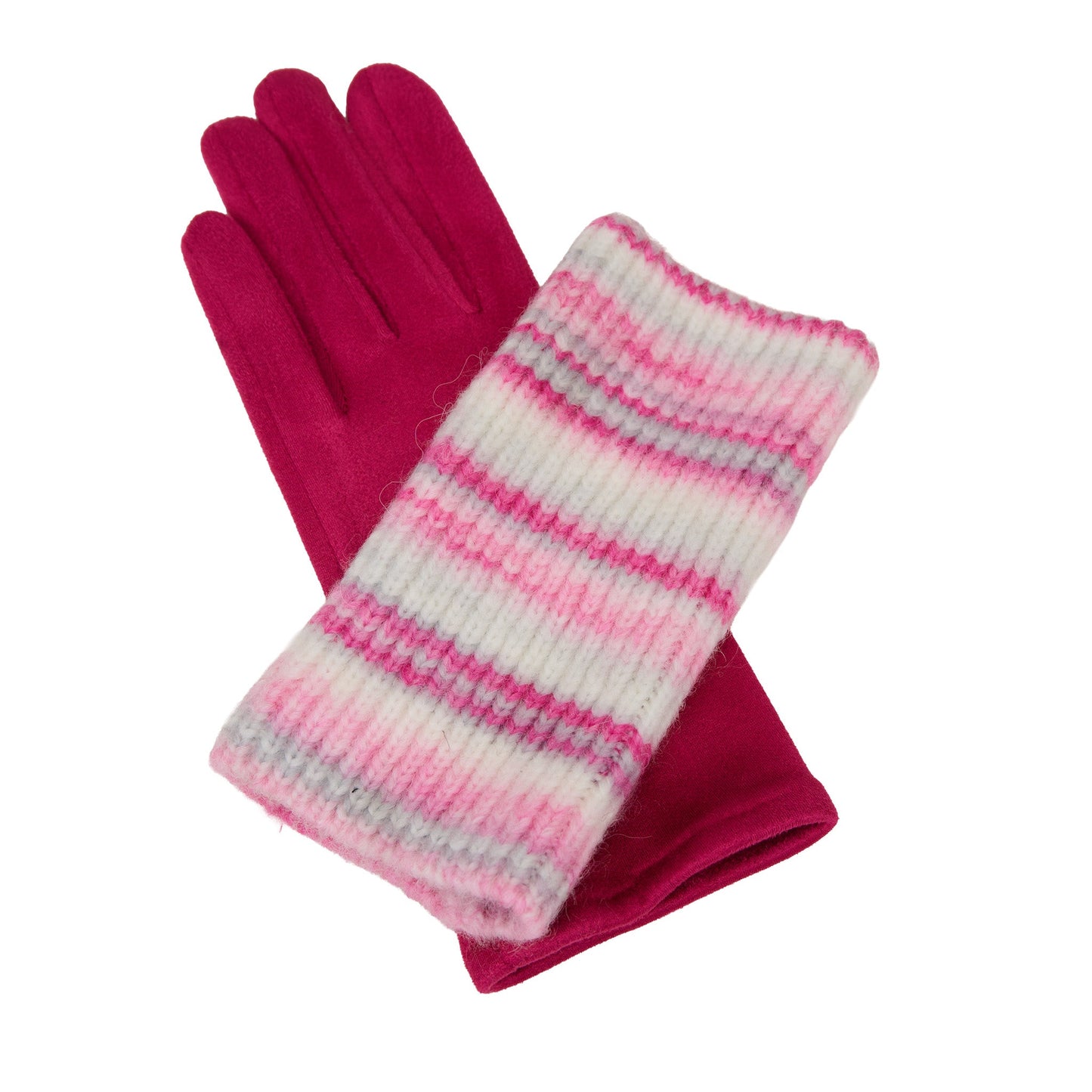 Rielle Faux Suede Convertible Gloves