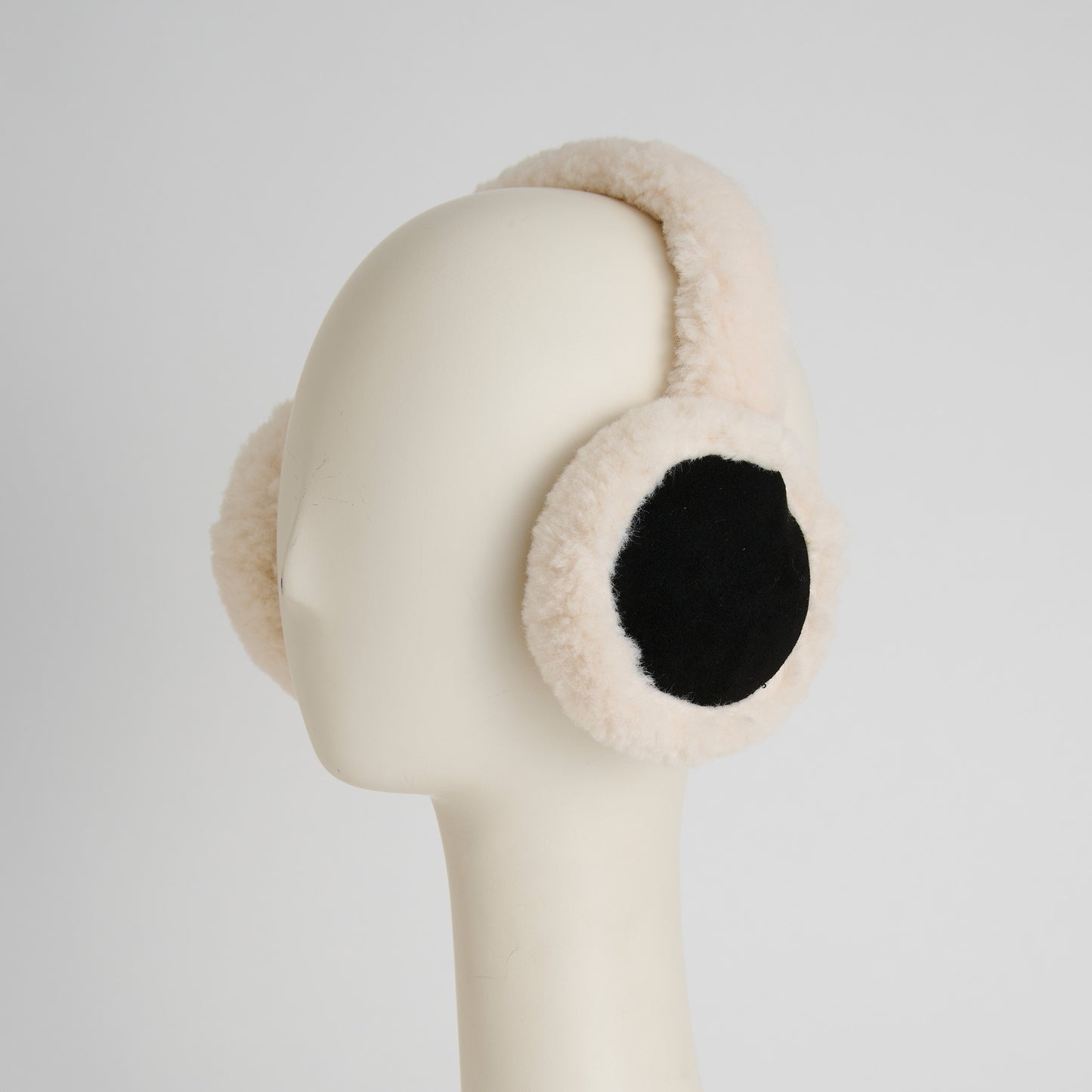 Riley Sherpa Lined Faux Suede Earmuffs