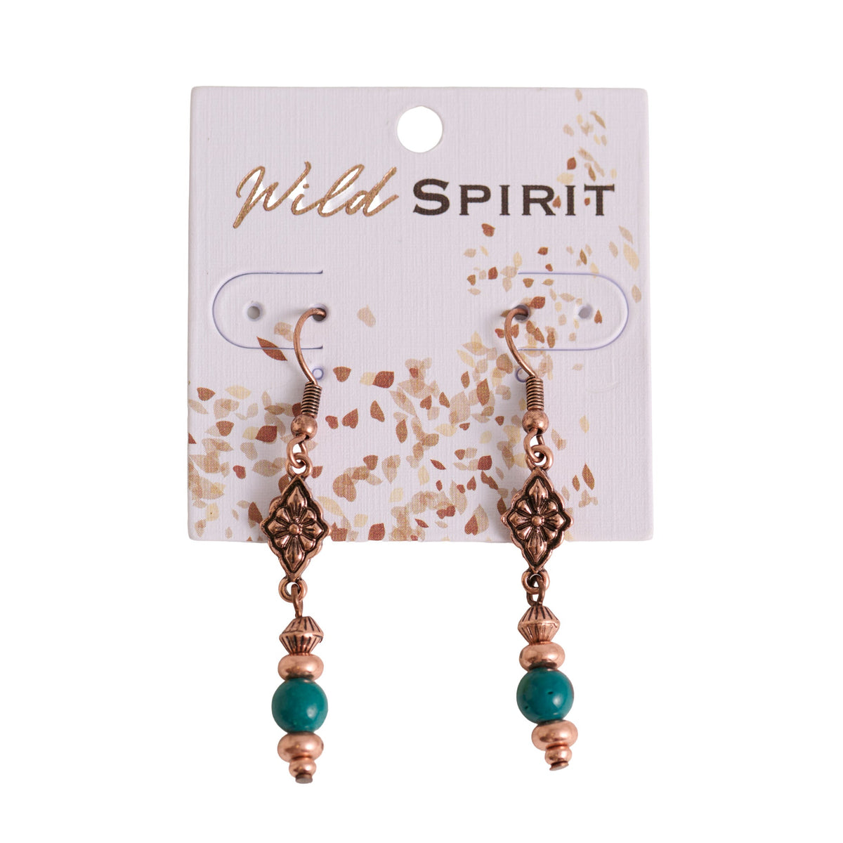 Wild Spirit Beaded Dangle Earrings