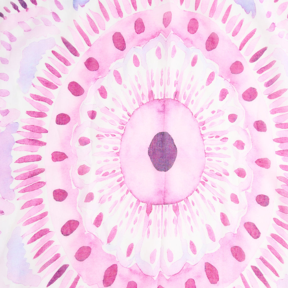 Calypso Watercolor Mandala Print Lightweight Scarf