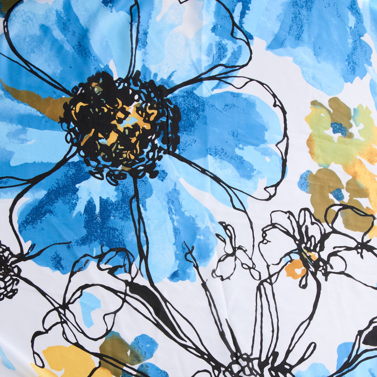 Selene Abstract Floral Silky Lightweight Scarf