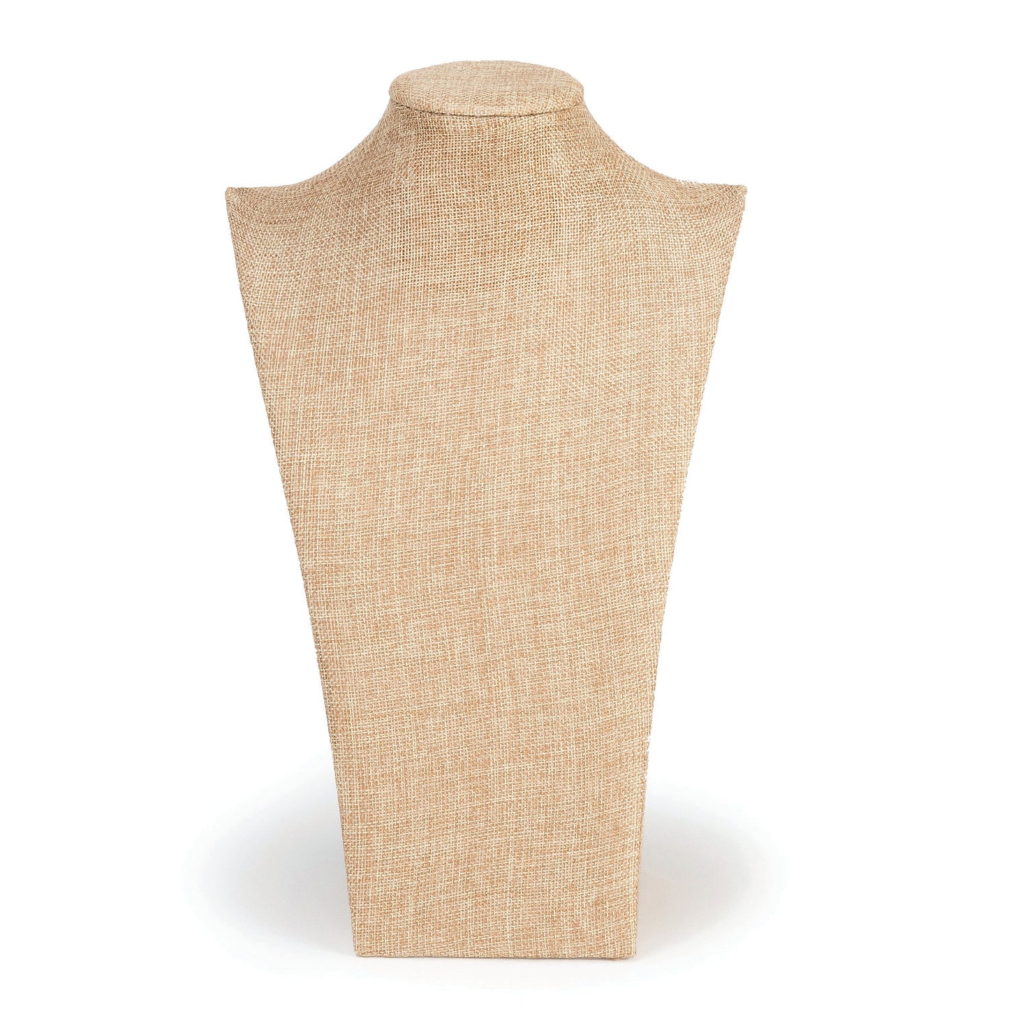 14" Dark Linen Bust Form Display