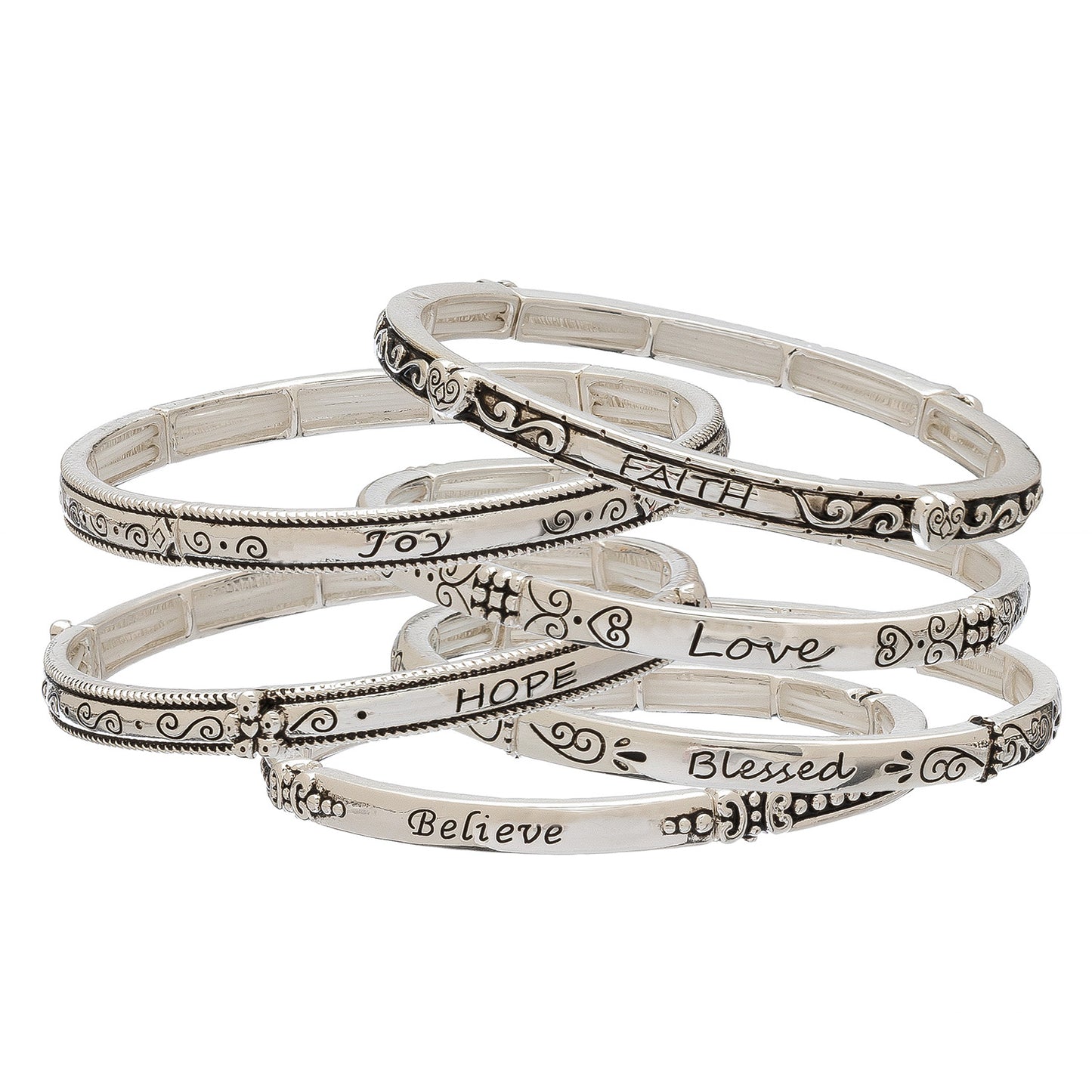 Sil Insp'L Designer Stretch Bracelets