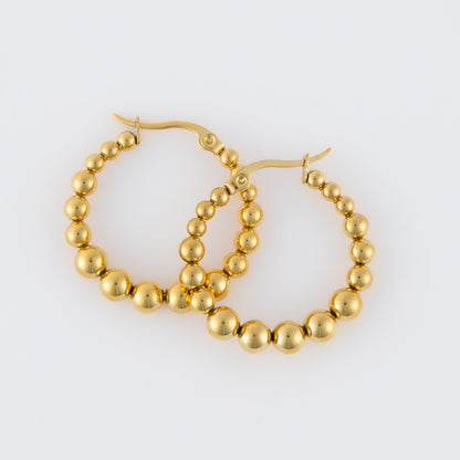 Narelle Waterproof Bubble Hoop Earrings