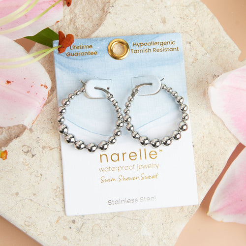 Narelle Waterproof Bubble Hoop Earrings