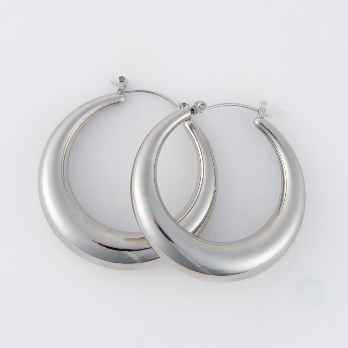 Narelle Waterproof Round Hoop Earrings