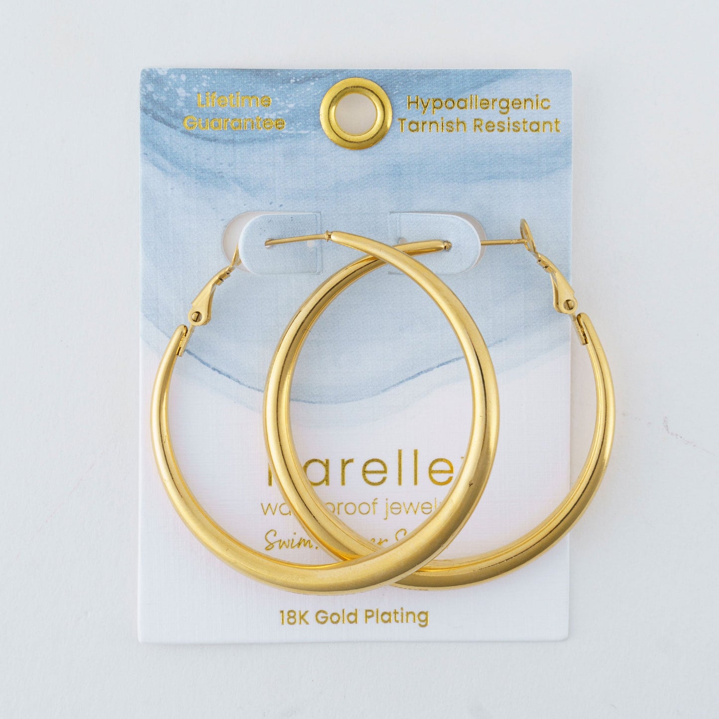 Narelle Waterproof Chunky Hoop Earrings