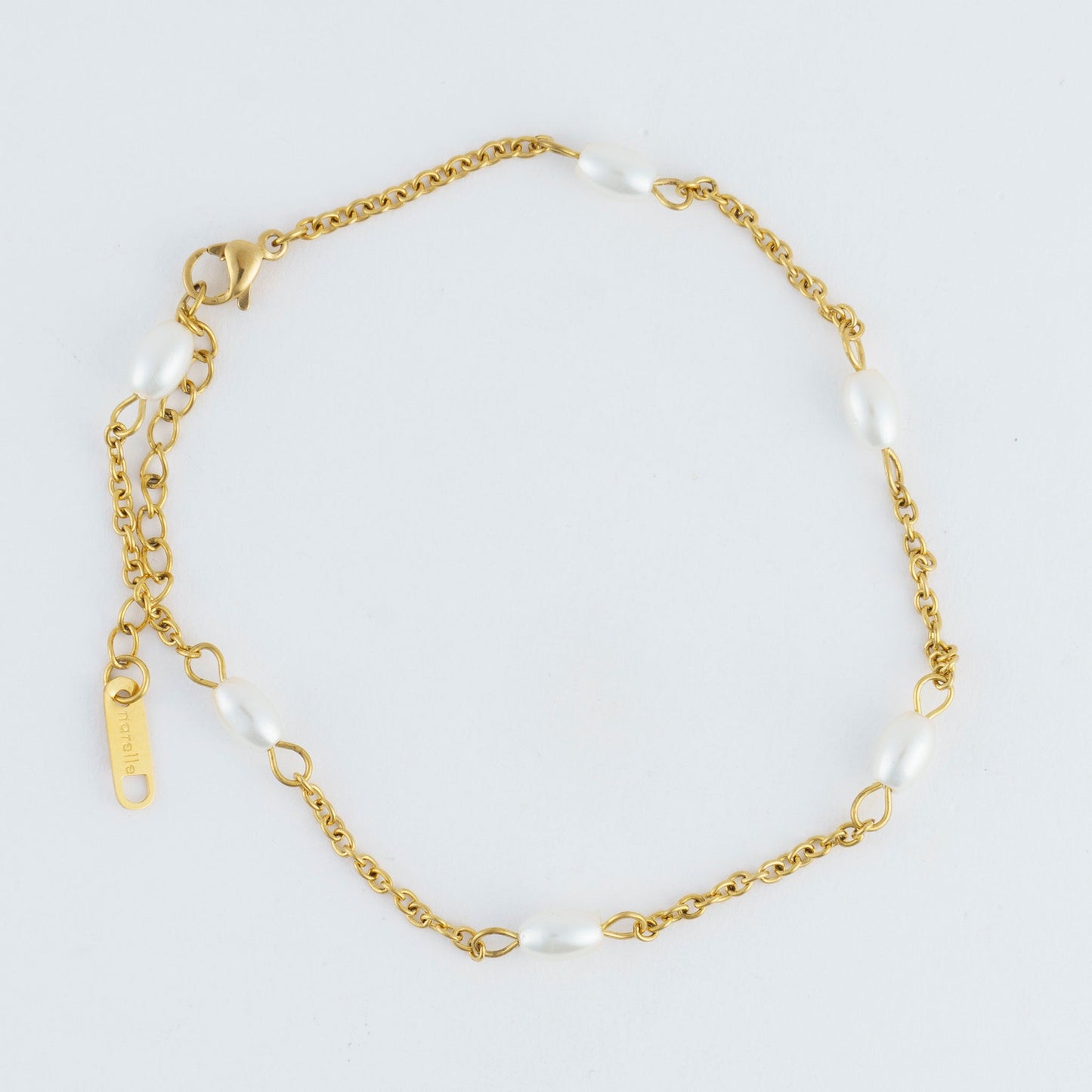 Narelle Waterproof Pearl Anklet