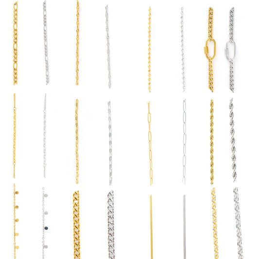 48 Piece Narelle Waterproof Chain Necklace Assortment