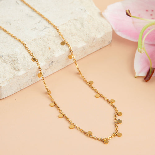 Narelle Waterproof Disc Chain Necklace