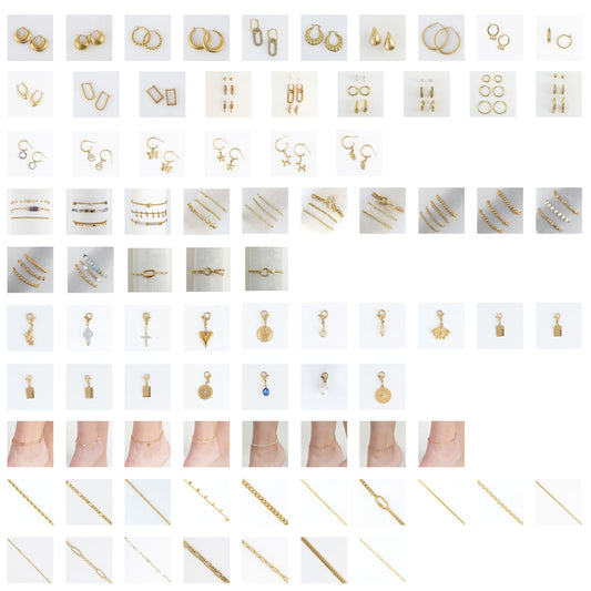 164 Piece All Gold Narelle Assortment
